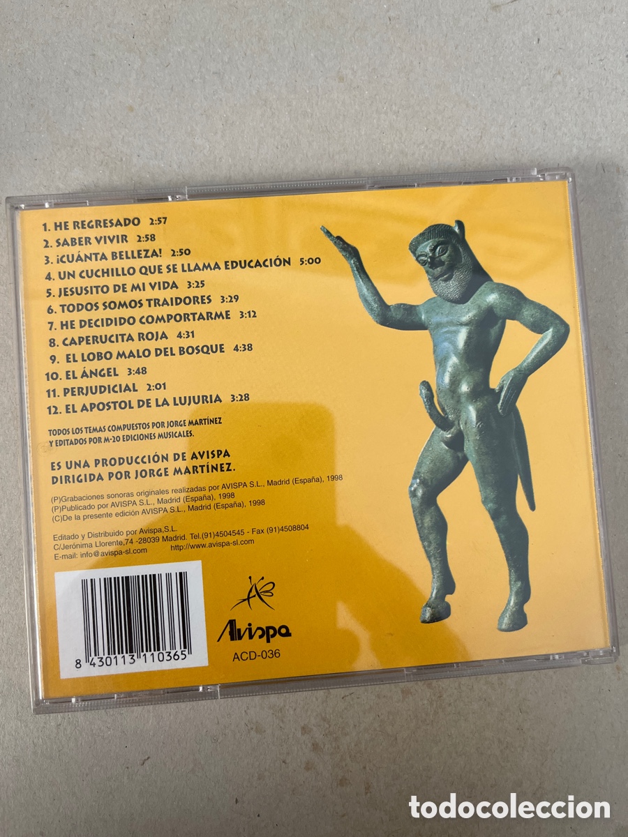 CDs de m&uacute;sica: ILEGALES - EL APOSTOL DE LA LUJURIA - CD - Foto 2