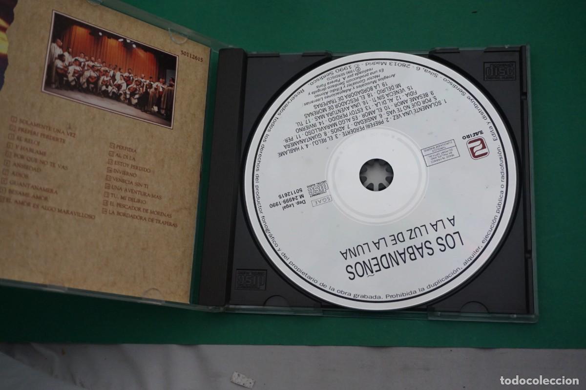 CDs de m&uacute;sica: CD - LOS SABANDE&Ntilde;OS - A LA LUZ DE LA LUNA - Foto 2