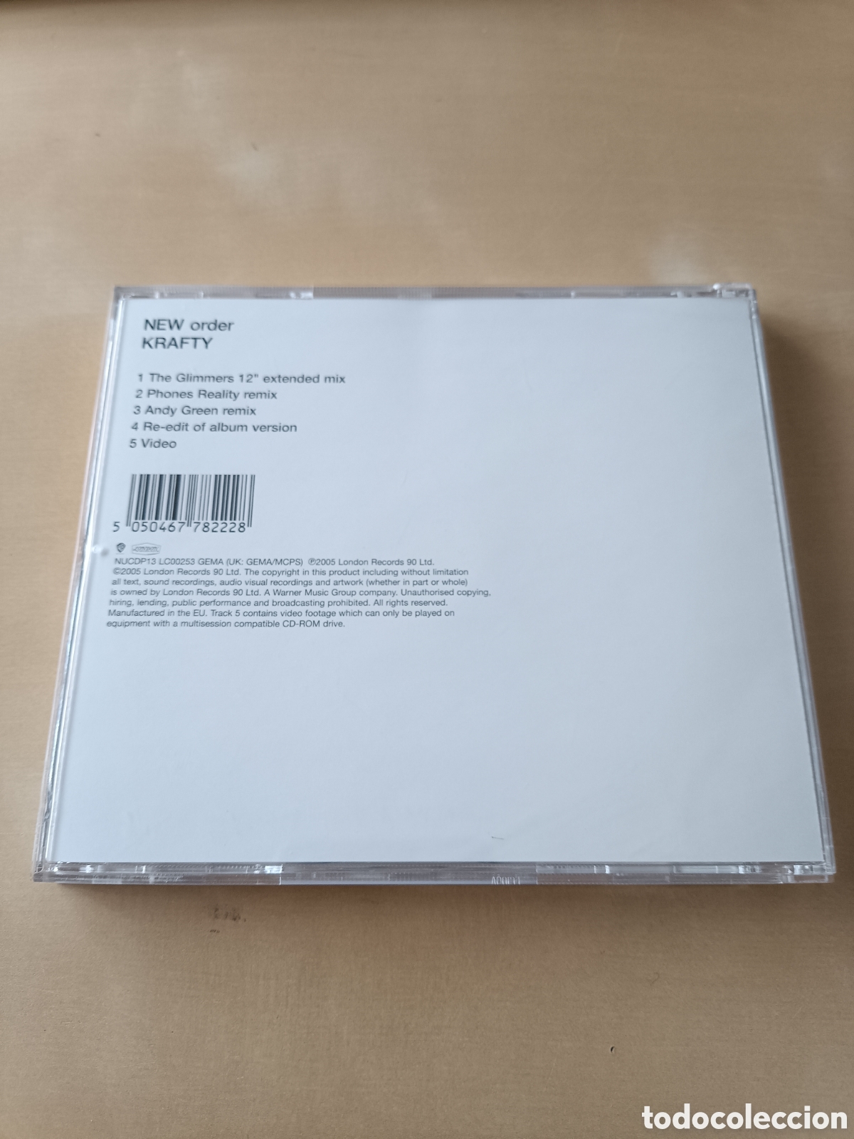 CDs de m&uacute;sica: CD SINGLE NEW ORDER - KRAFTY - Foto 2