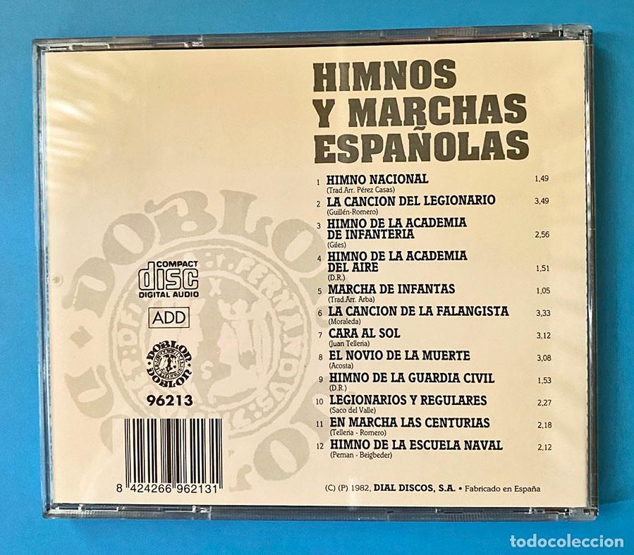 CDs de m&uacute;sica: CD - HIMNOS Y MARCHAS ESPA&Ntilde;OLAS - DIAL DISCOS - 1982 - Foto 2