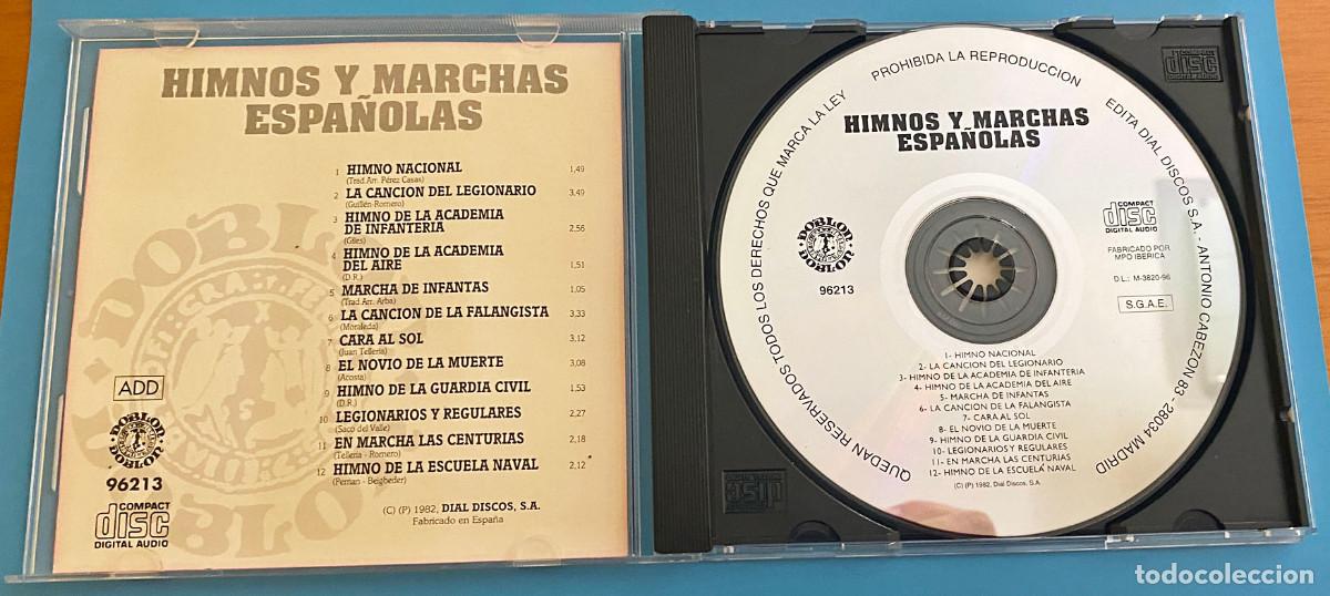 CDs de m&uacute;sica: CD - HIMNOS Y MARCHAS ESPA&Ntilde;OLAS - DIAL DISCOS - 1982 - Foto 3