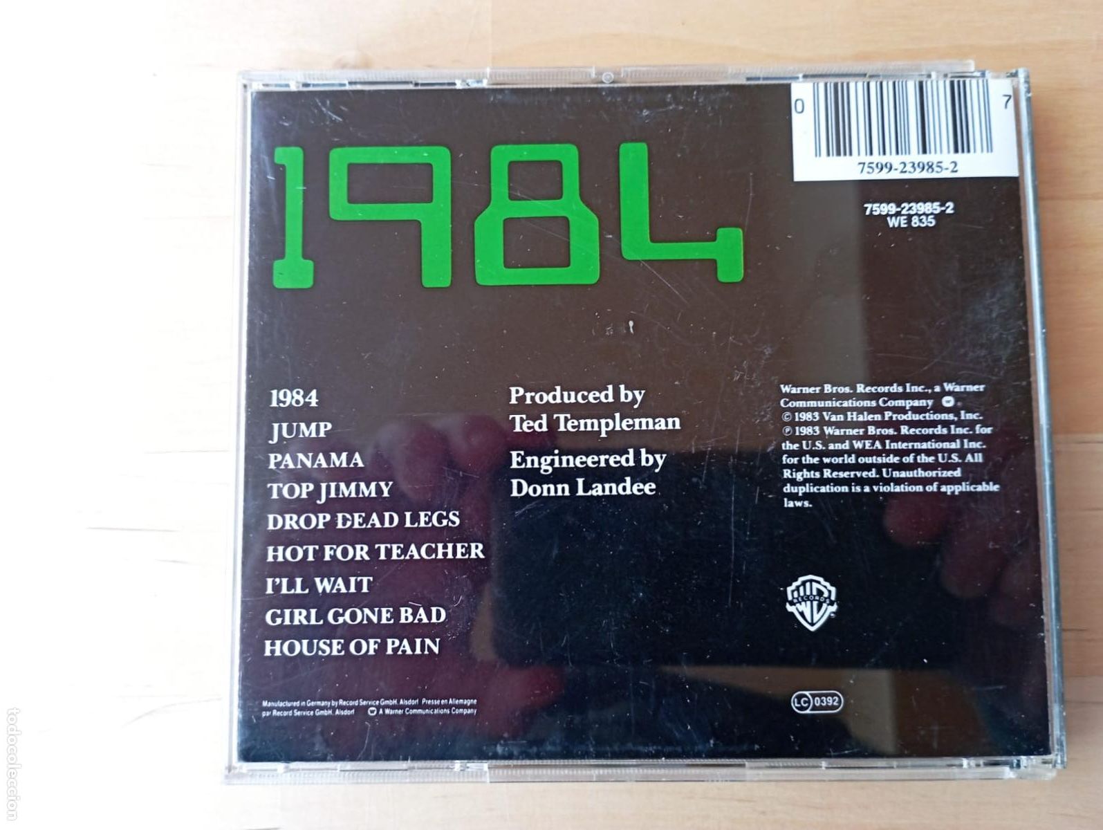 CDs de m&uacute;sica: VAN HALEN 1984, Warner Bros, CD. - Foto 2