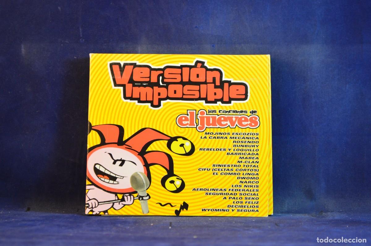 CDs de m&uacute;sica: VARIOUS &ndash; VERSI&Oacute;N IMPOSIBLE - LAS CANCIONES DE EL JUEVES - CD - Foto 1