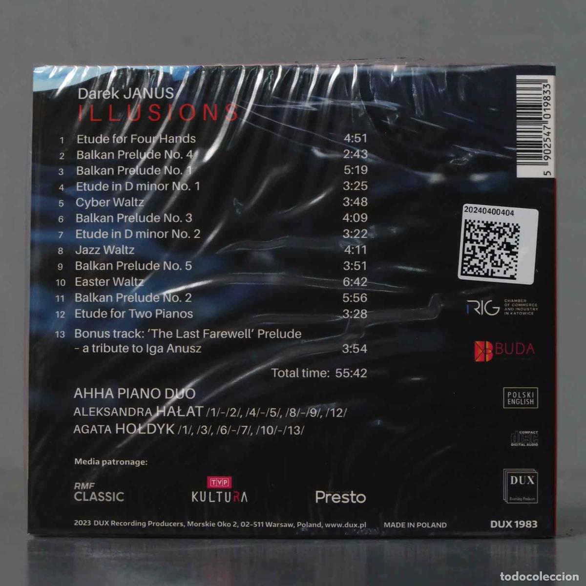 CDs de m&uacute;sica: CD. Darek Janus: Illusions. PRECINTADO - Foto 2