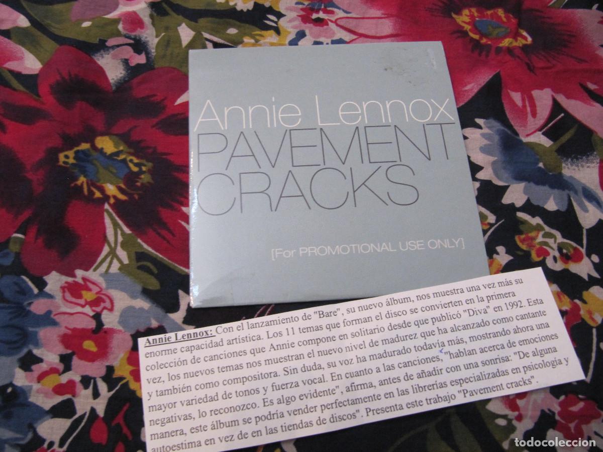 CDs de m&uacute;sica: Annie Lennox &ndash; Pavement Cracks CD SINGLE CADENA 100 - Foto 1