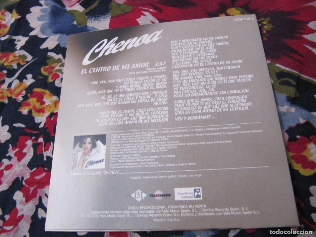 CDs de m&uacute;sica: Chenoa - El centro de mi amor - Foto 2