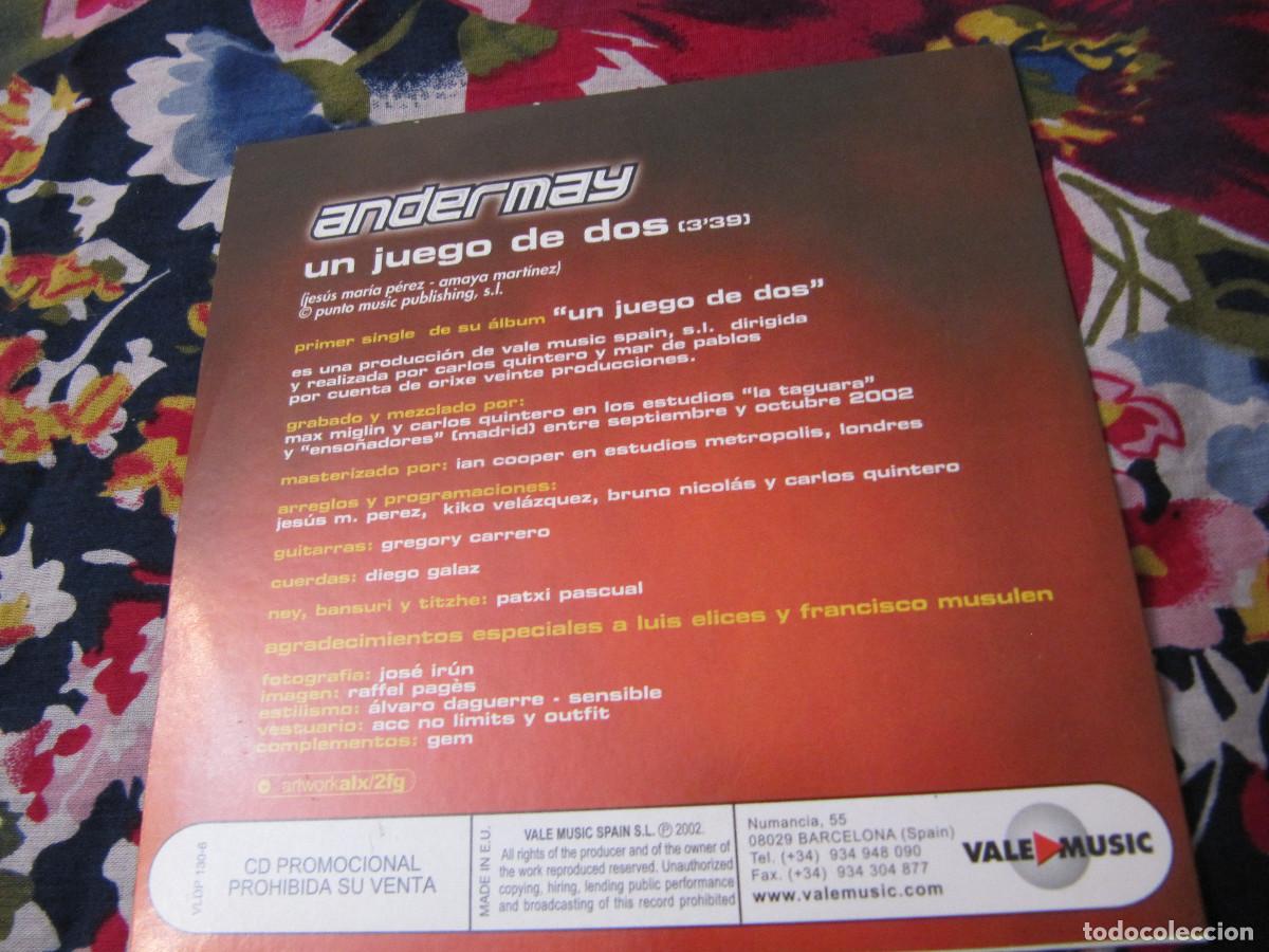 CDs de m&uacute;sica: Andermay &ndash; Un Juego De Dos - Foto 3