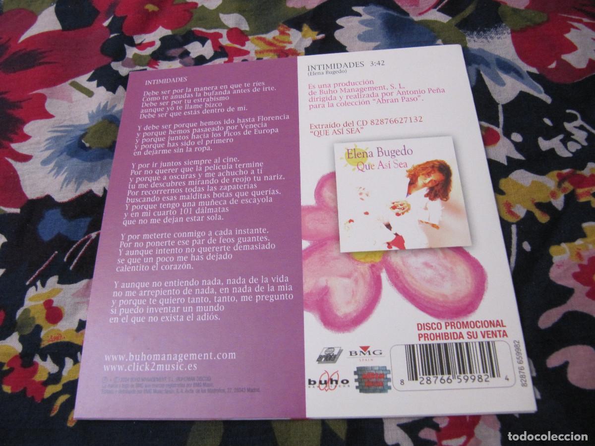 CDs de m&uacute;sica: Elena Bugedo &ndash; Intimidades - Foto 2
