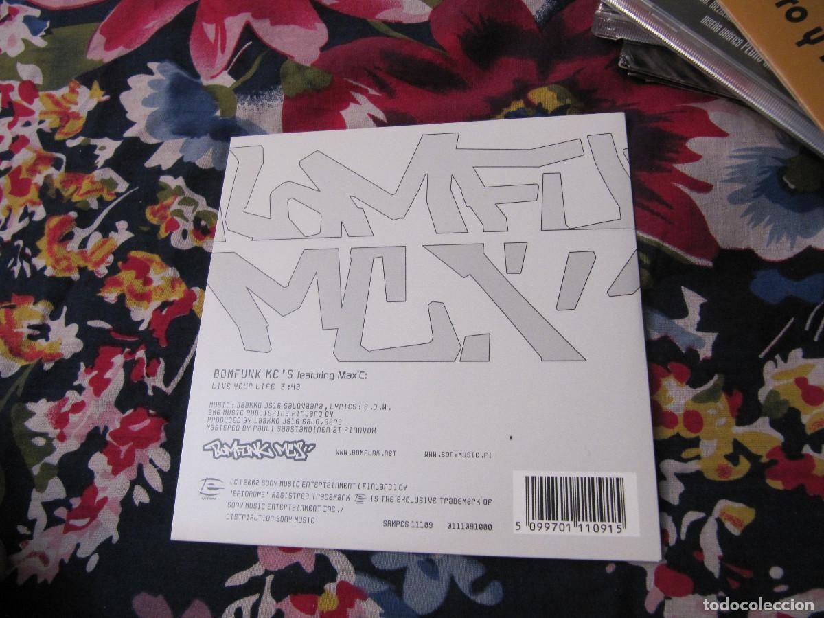 CDs de m&uacute;sica: Bomfunk MCs Featuring MaxC- Live Your Life - Foto 2