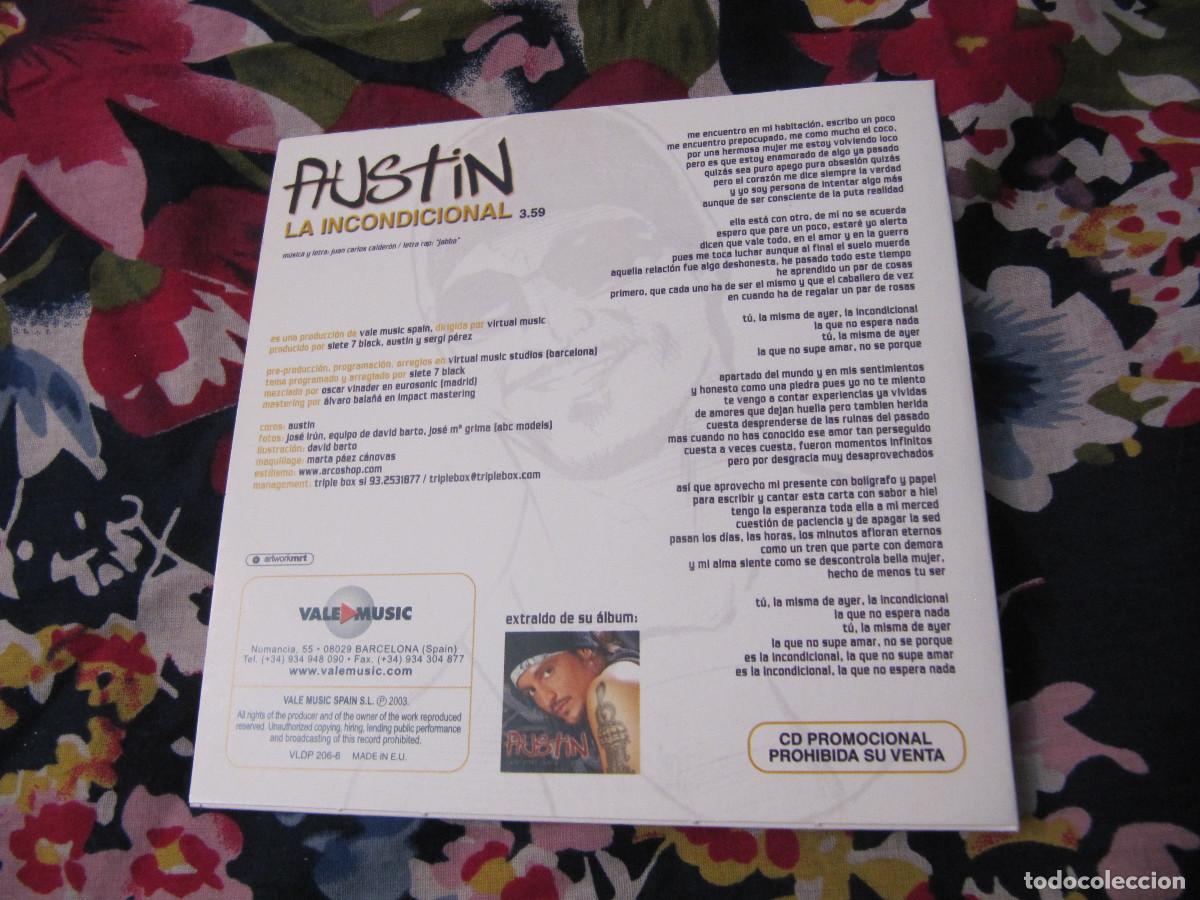 CDs de m&uacute;sica: Austin &ndash; La Incondicional - Foto 2
