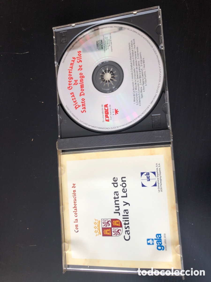 CDs de m&uacute;sica: Piezas gregorianas de santo domingo de silos - Foto 3