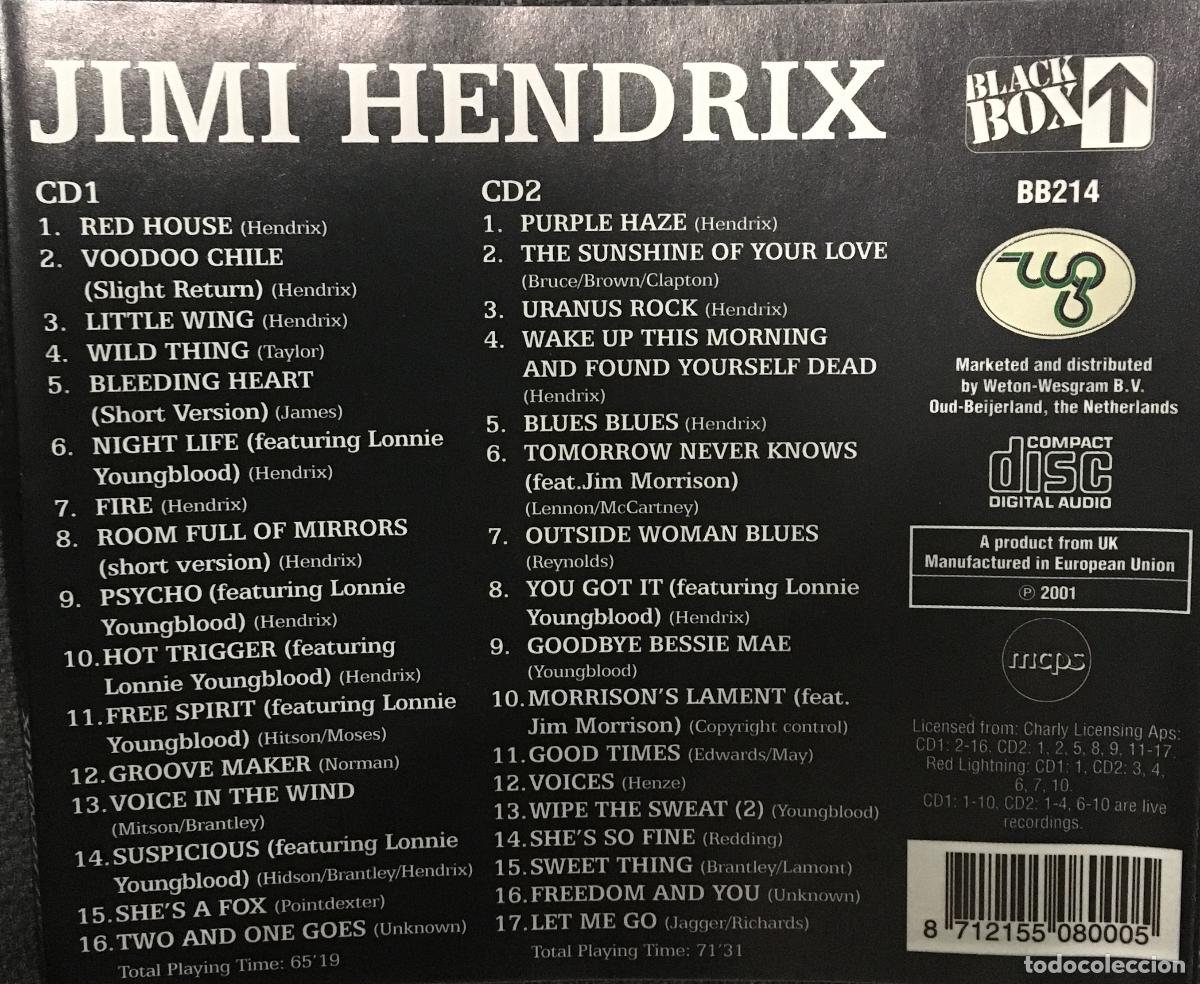 CDs de m&uacute;sica: CD Jimi Hendrix - Purple Haze (2CD&acute;s + CD Grandes &Eacute;xitos) - Foto 2