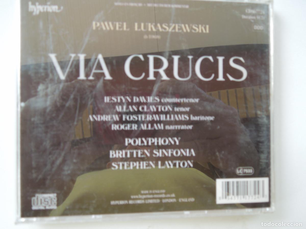 CDs de m&uacute;sica: LUKASZEWSKI - VIA CRUCIS - STEPHEN LAYTON - CD +LIBRETO - Foto 3
