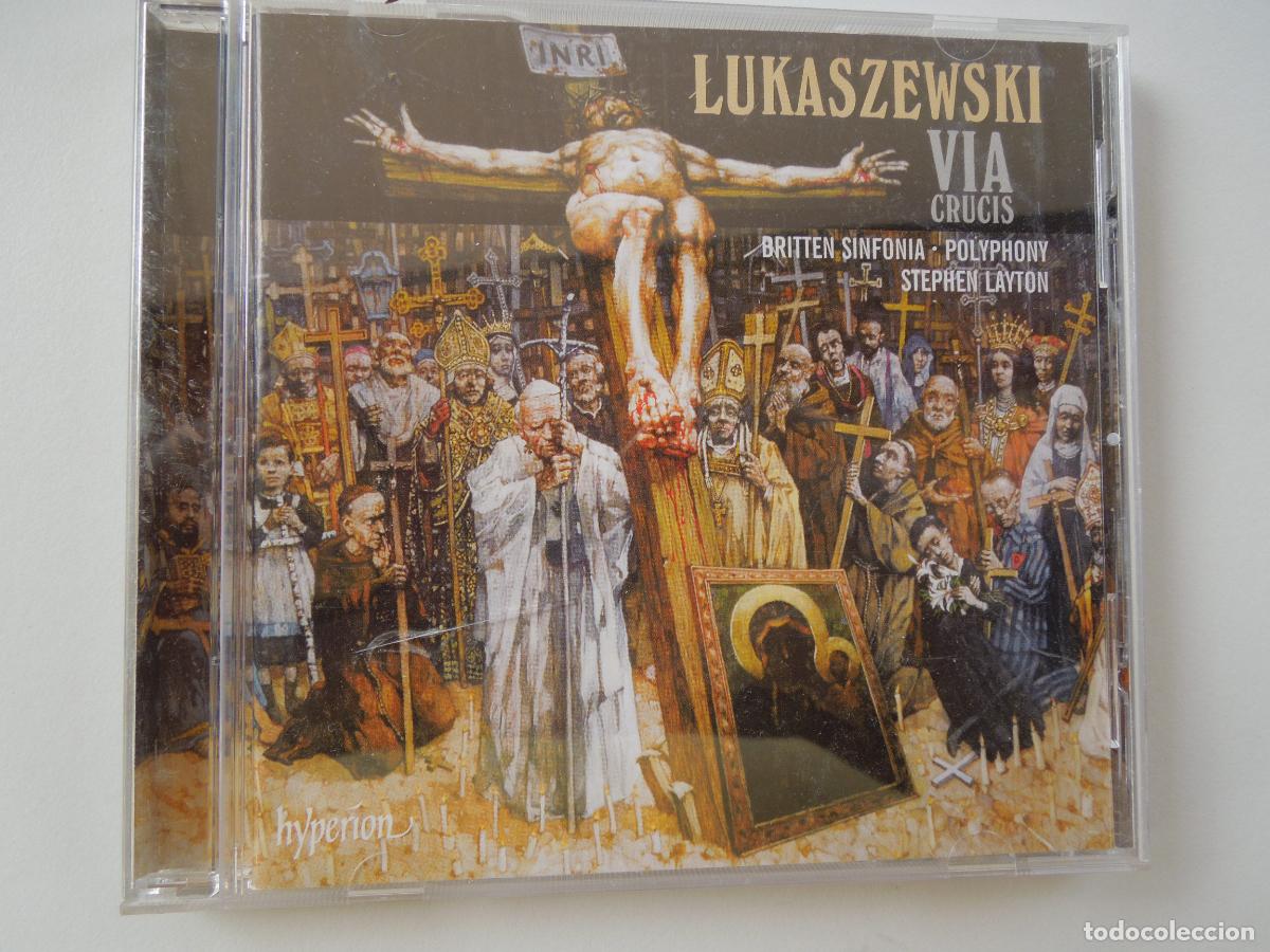 CDs de m&uacute;sica: LUKASZEWSKI - VIA CRUCIS - STEPHEN LAYTON - CD +LIBRETO - Foto 1