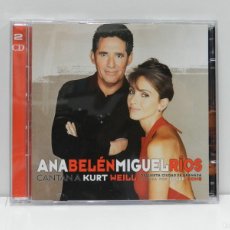 CDs de Música: DISCO 2 X CD. ANA BELÉN & MIGUEL RÍOS – CANTAN A KURT WEILL. COMPACT DISC.
