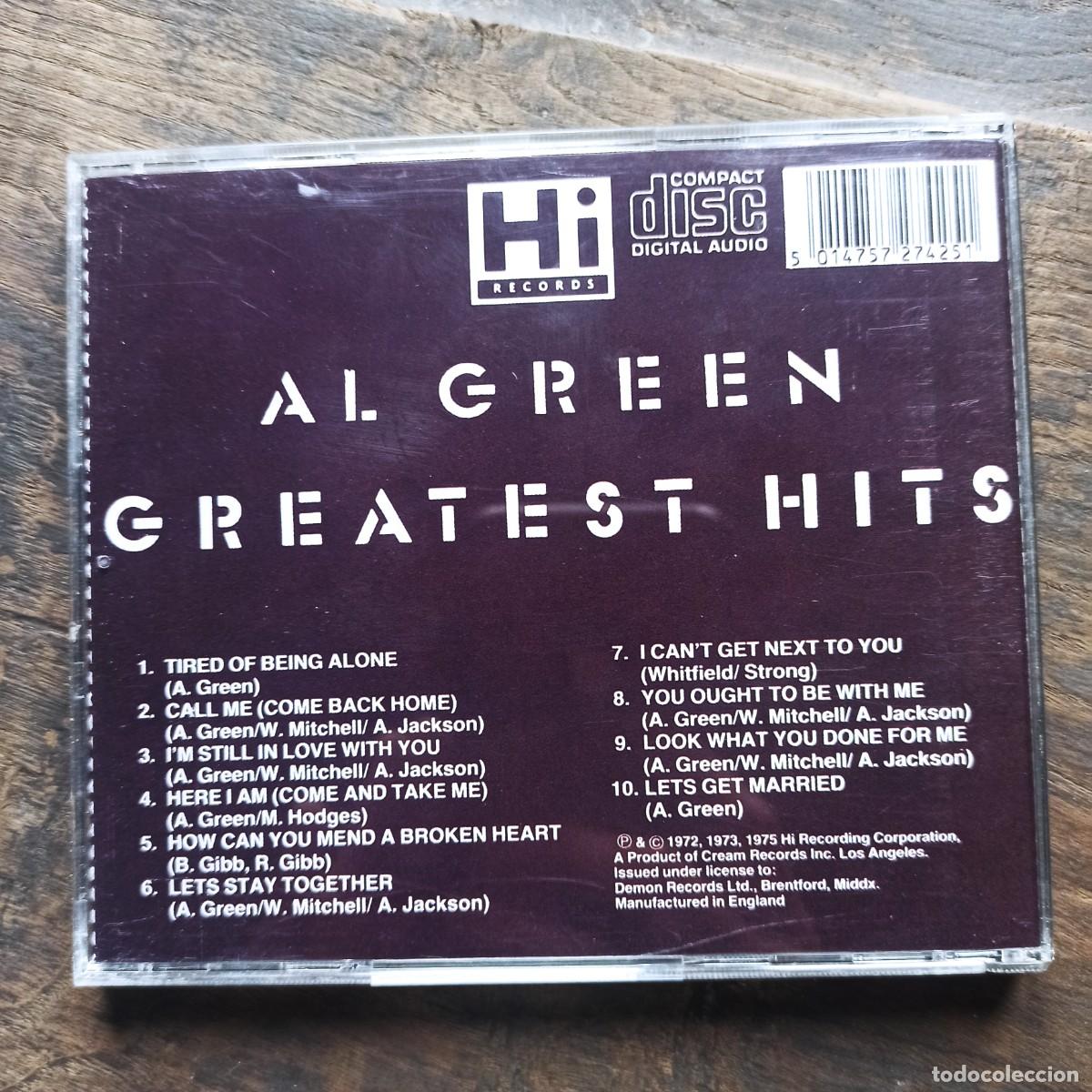 CDs de m&uacute;sica: CD Al Green &ndash; Greatest Hits - Foto 2