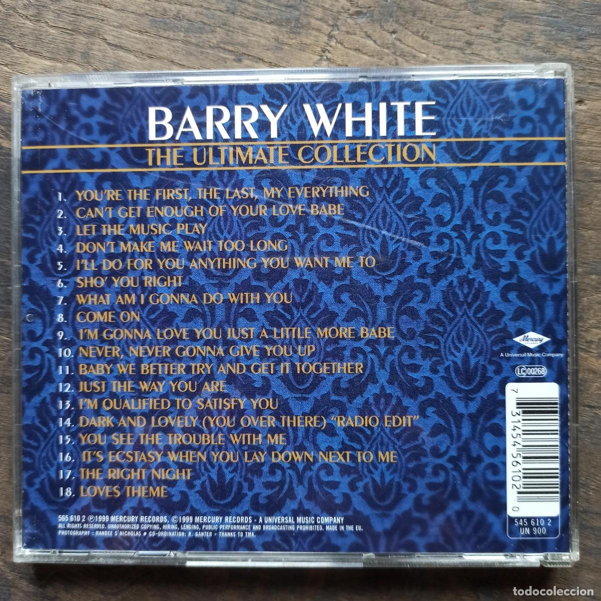 CDs de m&uacute;sica: CD Barry White &ndash; The Ultimate Collection - Foto 2