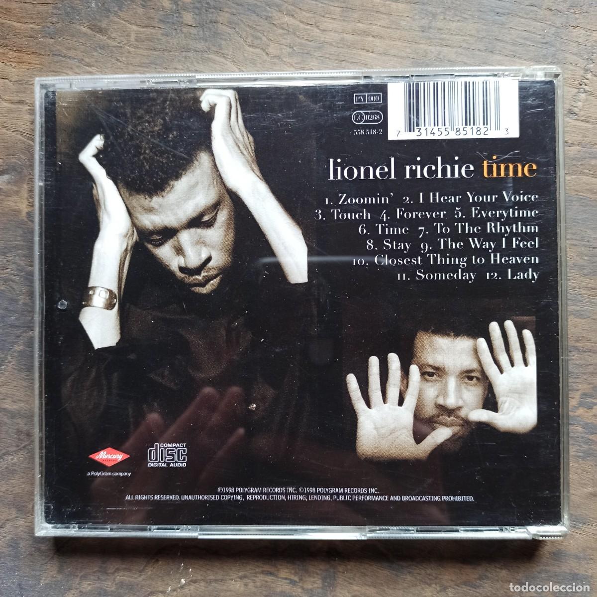 CDs de m&uacute;sica: CD Lionel Richie &ndash; Time - Foto 2