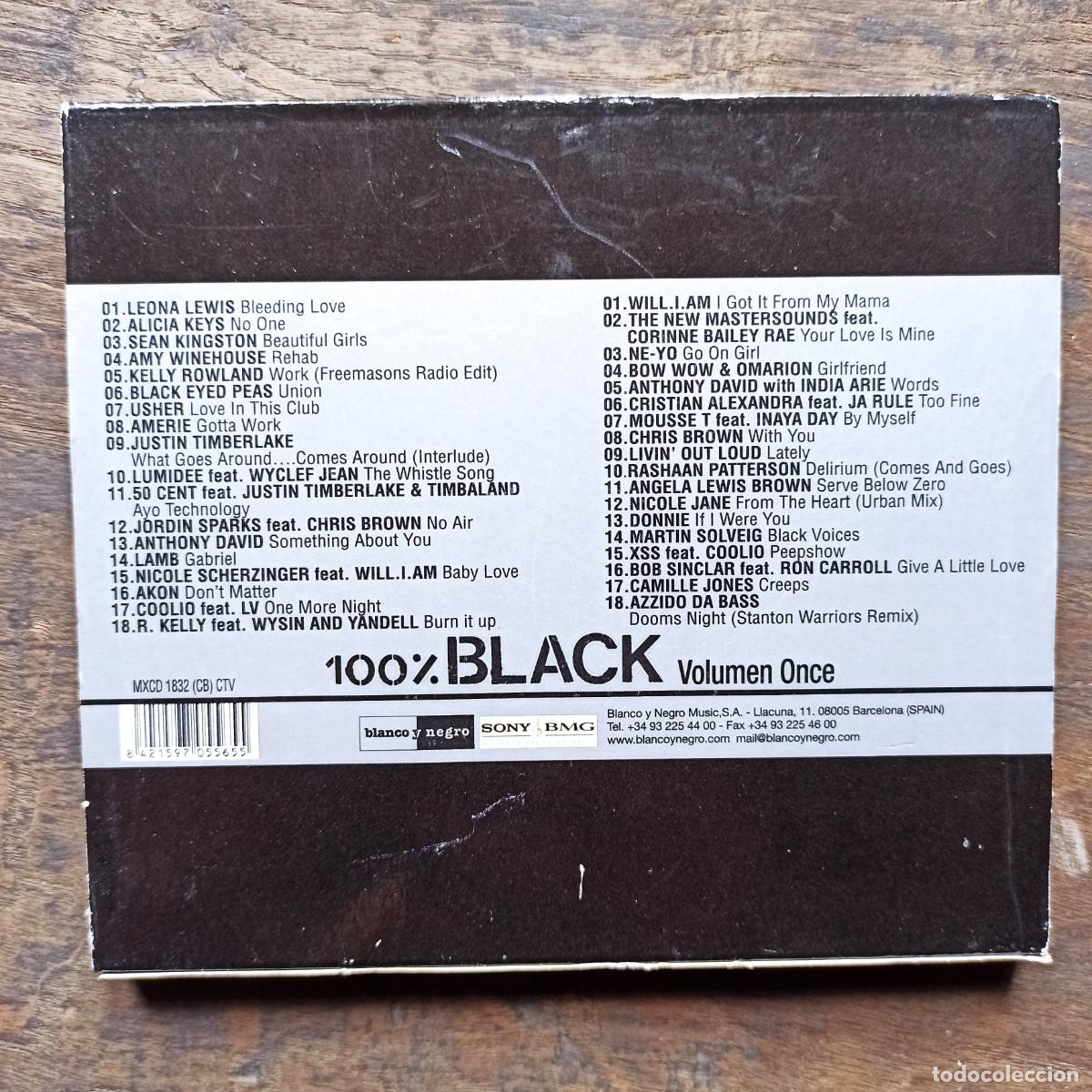 CDs de m&uacute;sica: CD 100% Black Volumen Once - Foto 2