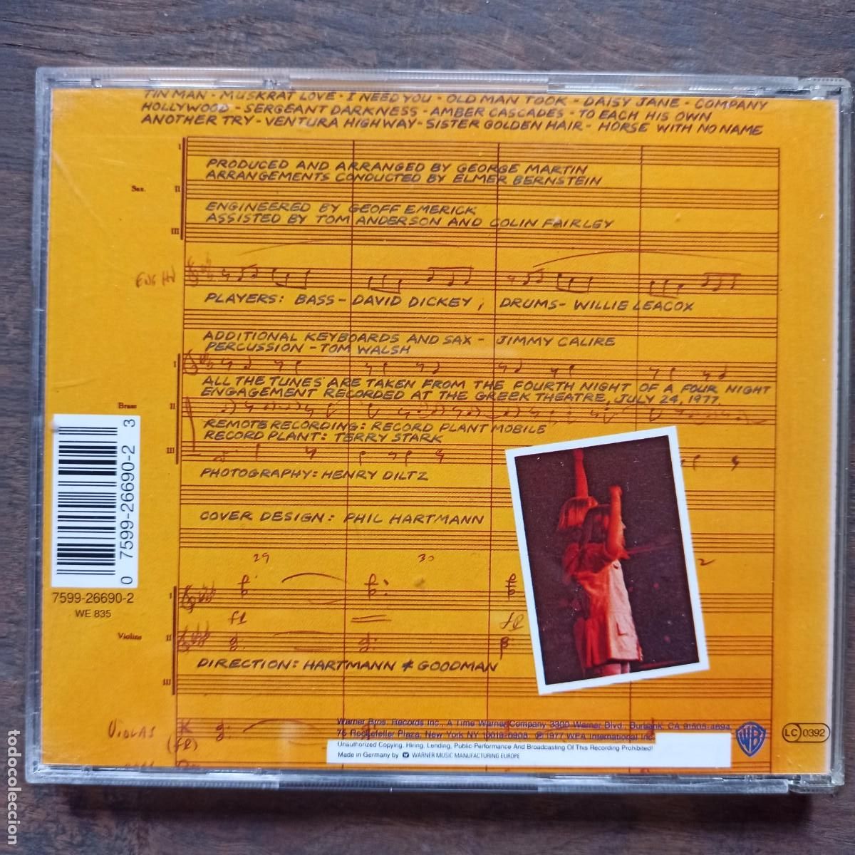 CDs de m&uacute;sica: CD America &ndash; Live - Foto 2