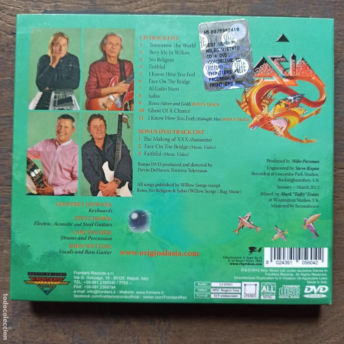 CDs de m&uacute;sica: CD Asia &ndash; XXX - Foto 2