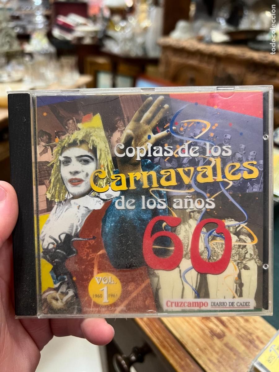 CDs de M&uacute;sica: CD COPLAS DE LOS CARNAVALES DE LOS A&Ntilde;OS 60 - VOL.1 - CARNAVAL DE CADIZ