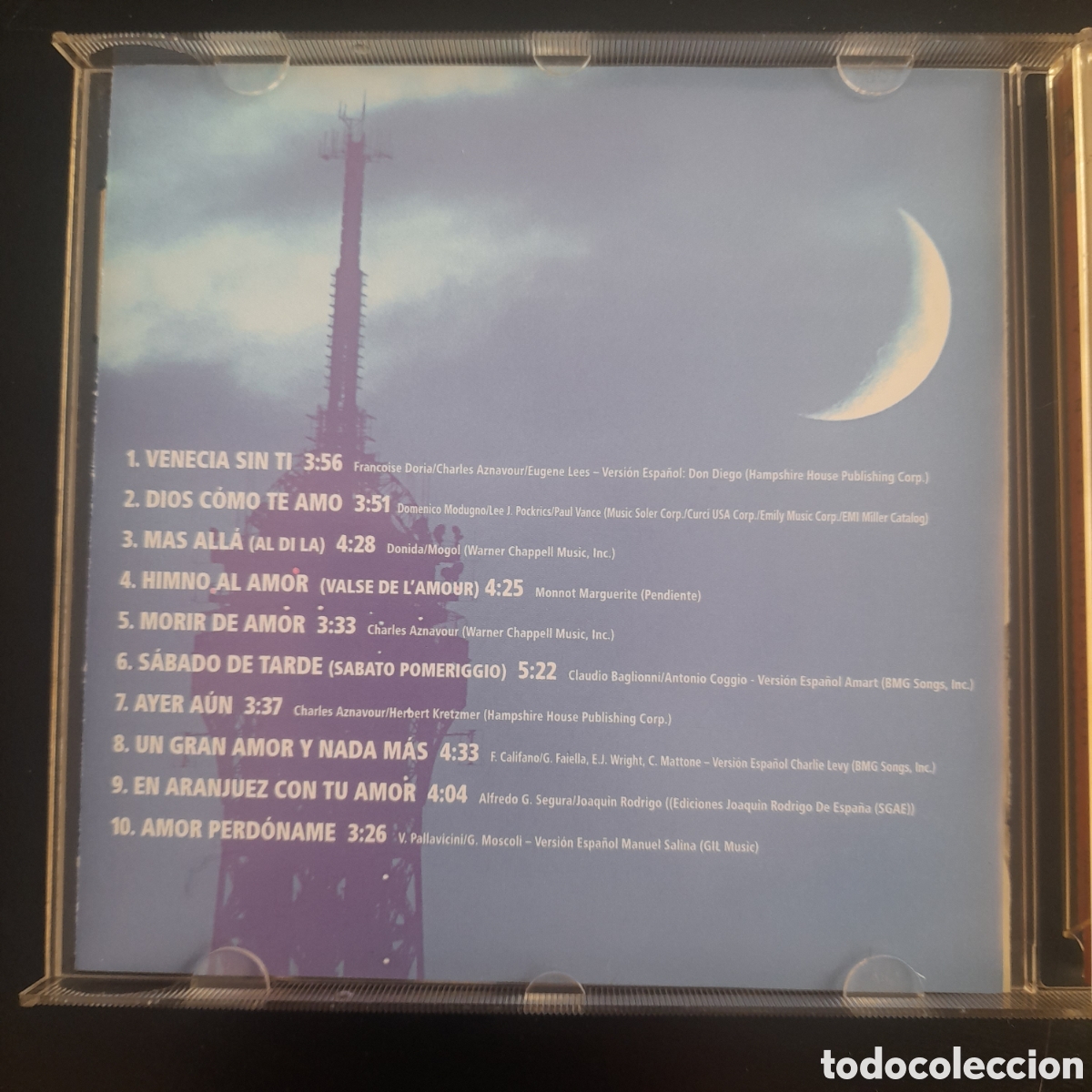 CDs de m&uacute;sica: Dyango &ndash; Himnos Al Amor CD 2001 Espa&ntilde;a - Foto 3