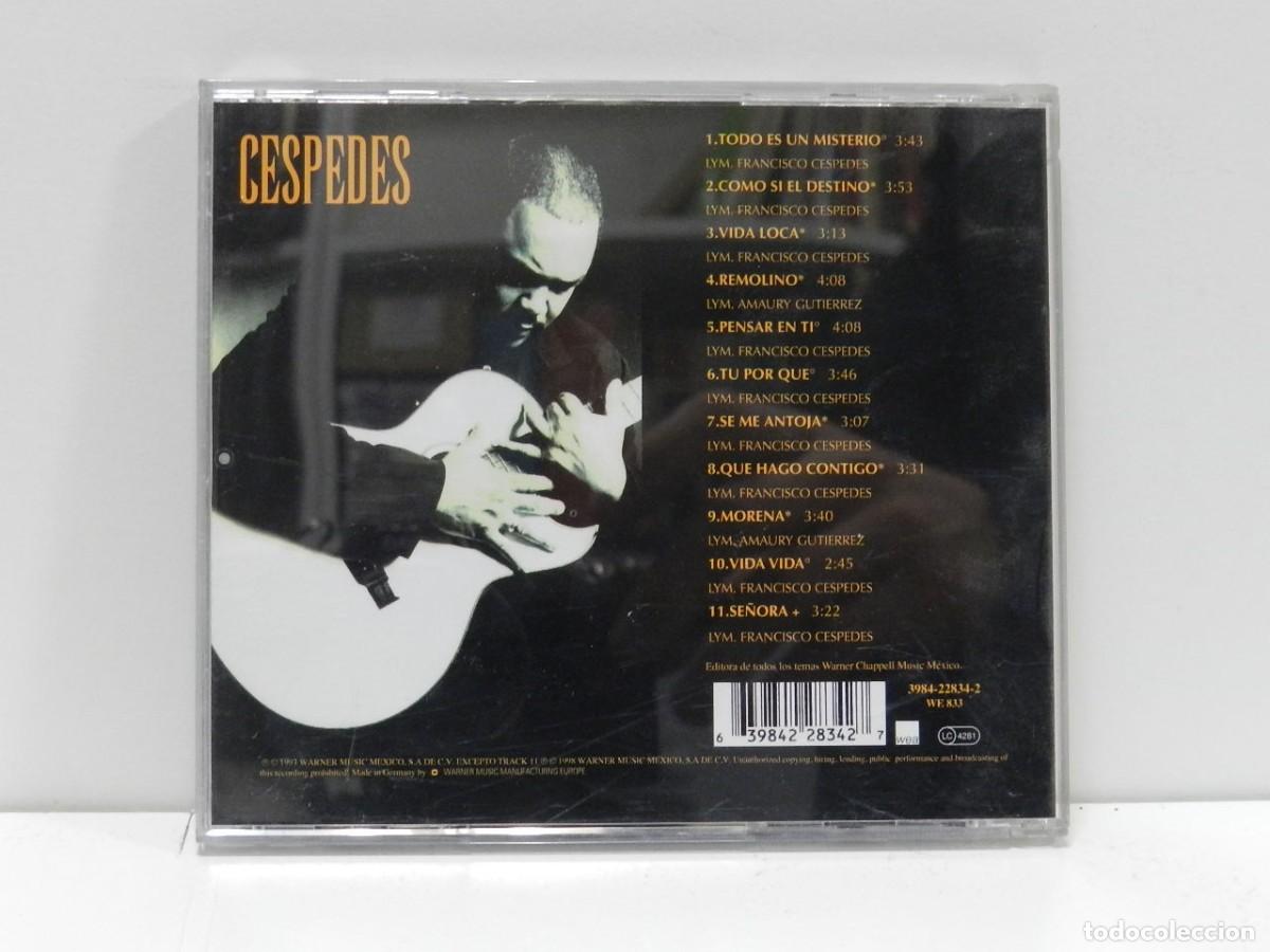 CDs de m&uacute;sica: DISCO CD. Francisco C&eacute;spedes &ndash; Vida Loca. COMPACT DISC. - Foto 2