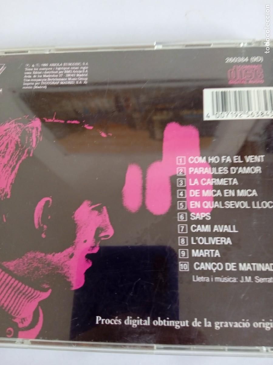 CDs de m&uacute;sica: JOAN MANUEL SERRAT Com ho fa el vent - Foto 3