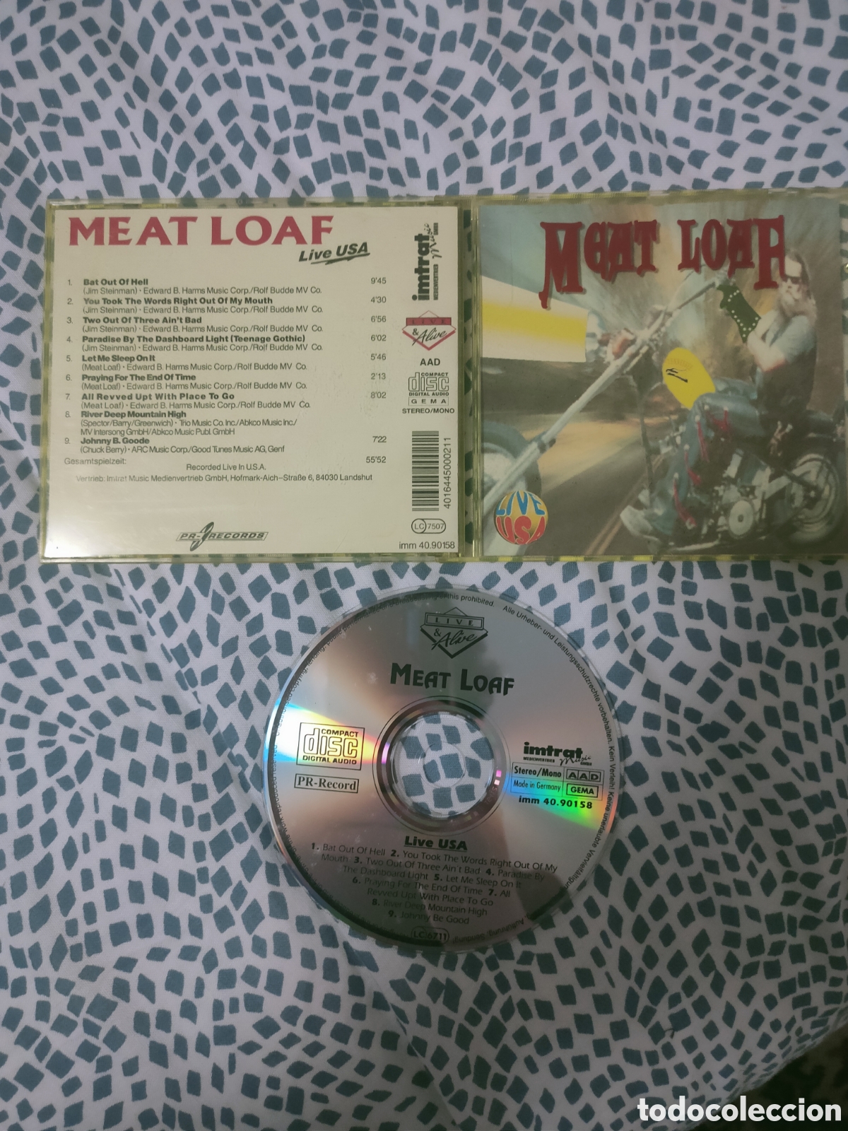 CDs de m&uacute;sica: Meat loaf - live USA cd - Foto 1