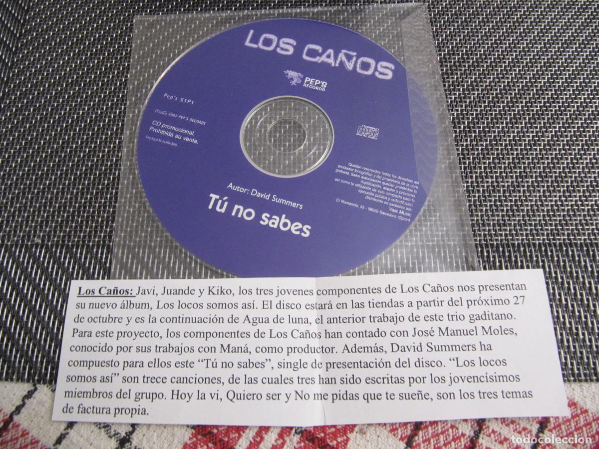 CDs de m&uacute;sica: LOS CA&Ntilde;OS - TU NO SABES ( CD SINGLE CADENA 100 ) - Foto 1