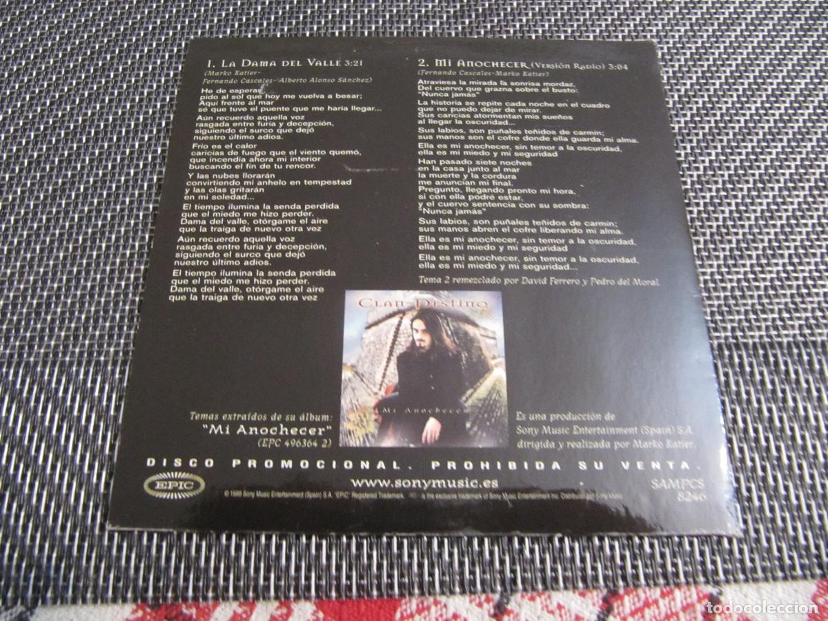 CDs de m&uacute;sica: Clan-Destino &ndash; La Dama Del Valle - Foto 3