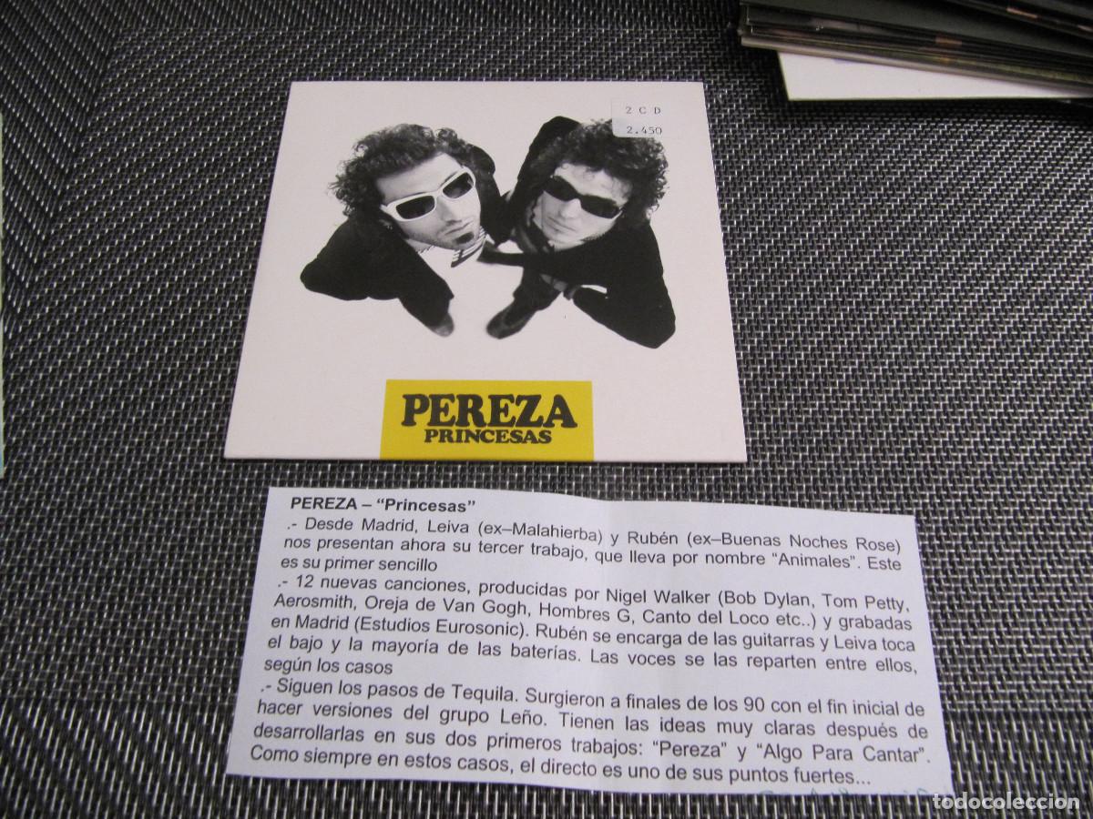 CDs de m&uacute;sica: PEREZA - PRINCESAS CD SINGLE CADENA 100 - Foto 1