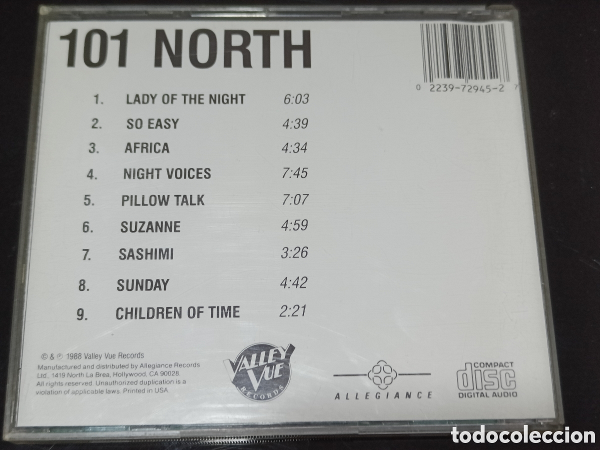 CDs de m&uacute;sica: CD 101 NORTH. VALLEY VUE RECORDS. - Foto 2