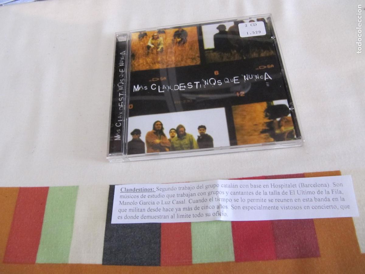 CDs de m&uacute;sica: CLANDESTINOS -MAS CLANDESTINOS QUE NUNCA CD CADENA 100