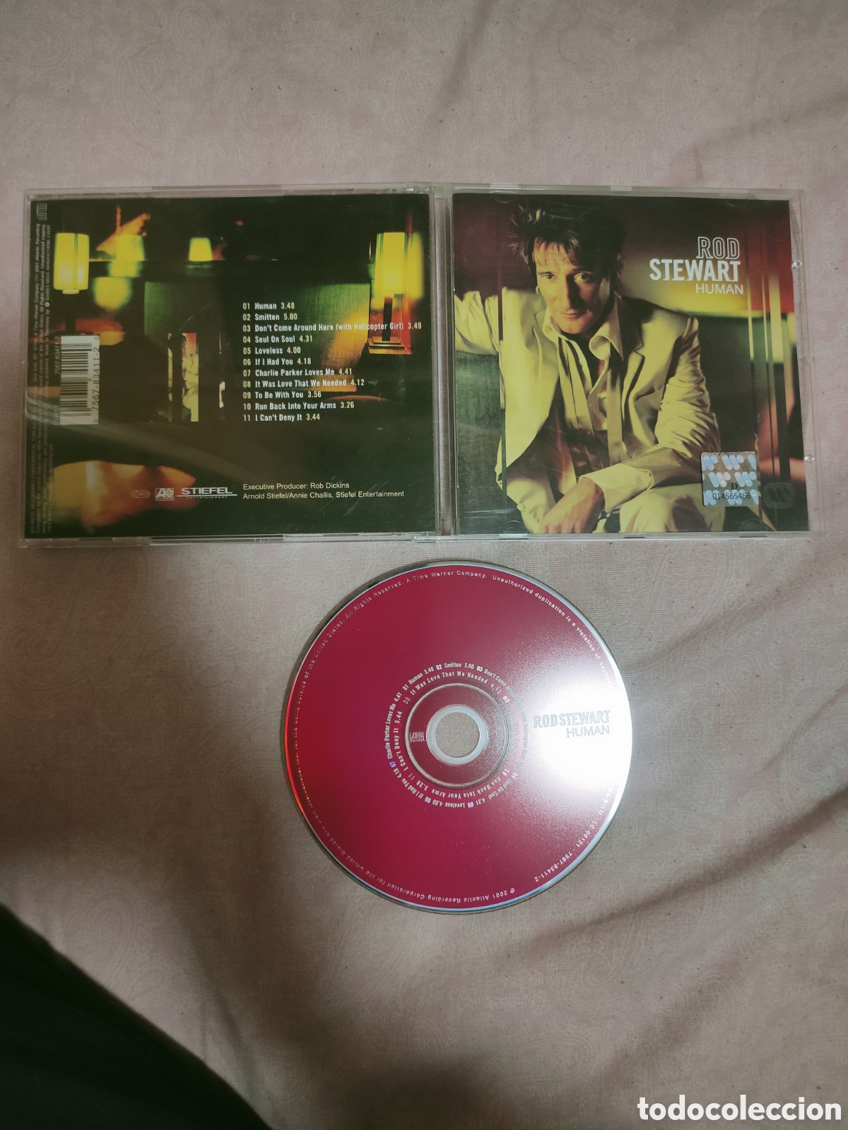 CDs de m&uacute;sica: Rod Stewart - human cd - Foto 1