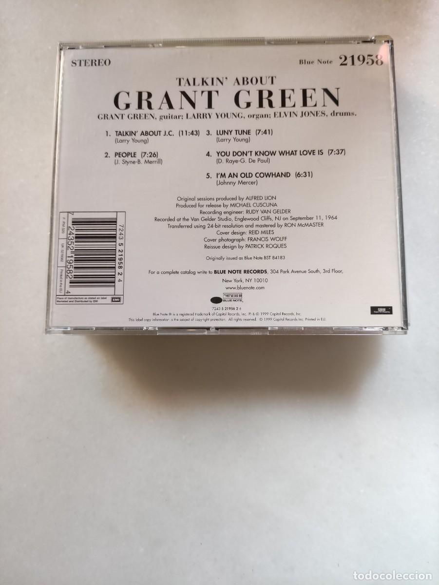 CDs de m&uacute;sica: GRANT GREEN. TALKIN ABOUT! BLUE NOTE - Foto 2