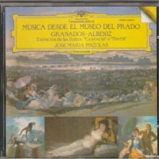 CDs de Música: MUSICA DESDE EL MUSEO DEL PRADO - GRANADOS · ALBENIZ (CD DGG) JOSE MARIA PINZOLAS