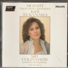 CDs de Música: MOZART - OPERA ARIAS - KIRI TE KENAWA (CD PHILIPS 1983) SIR COLIN DAVIS