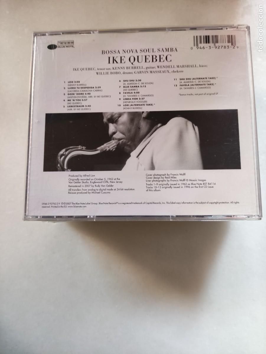 CDs de m&uacute;sica: IKE QUEBEC. SOUL SAMBA. BLUE NOTE - Foto 2