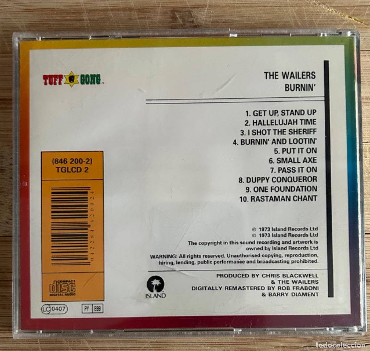 CDs de m&uacute;sica: Burnin -The Wailers - Foto 3