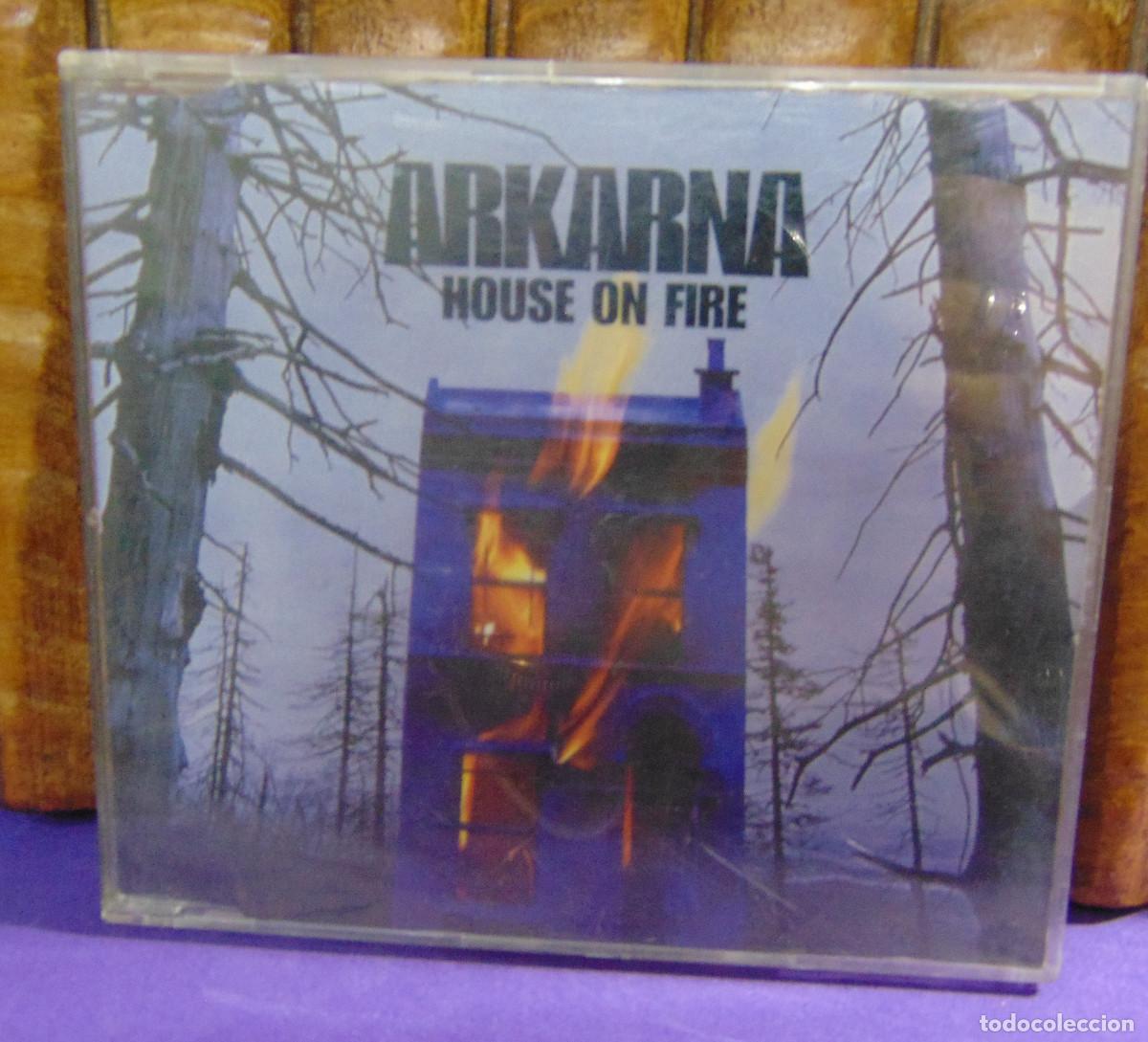 CDs de m&uacute;sica: ARKARNA - HOUSE ON FIRE - CD SINGLE - 1997 - Foto 1