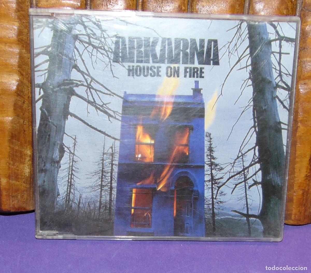 CDs de m&uacute;sica: ARKARNA - HOUSE ON FIRE - CD SINGLE - 1997 - Foto 3