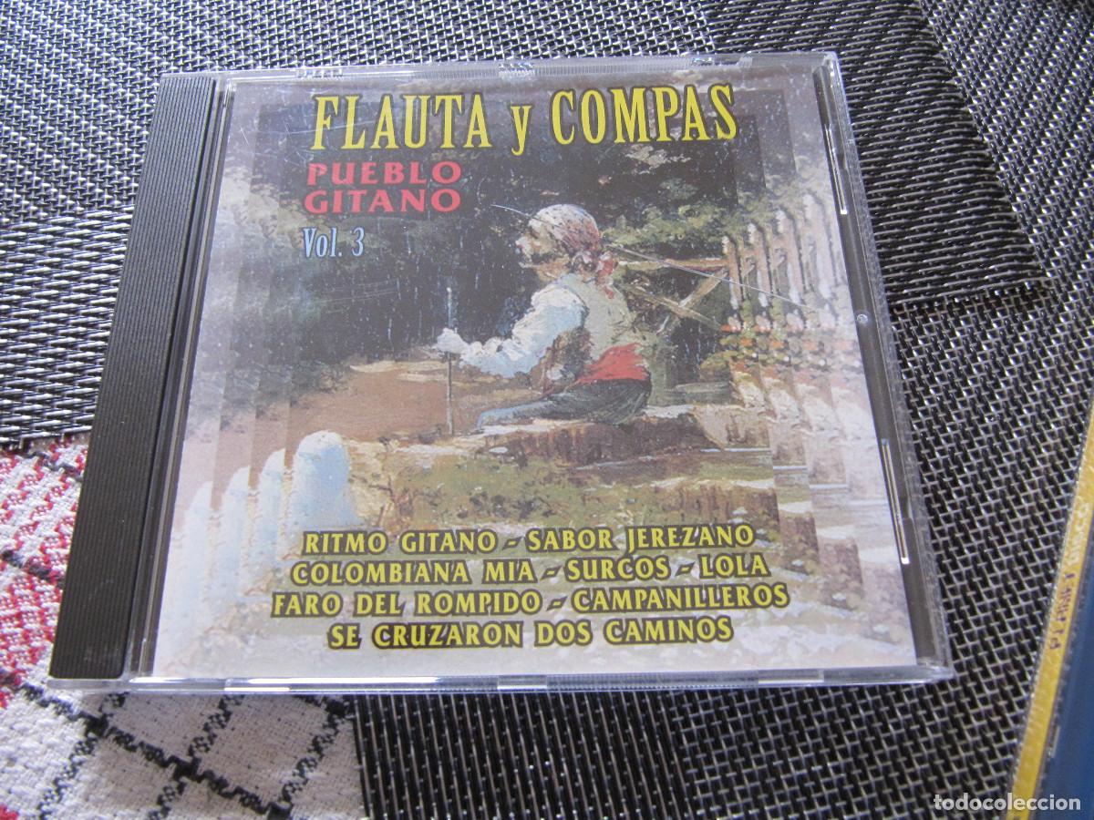 CDs de m&uacute;sica: FLAUTA Y COMPAS PUEBLO GITANO VOL 3 - Foto 1