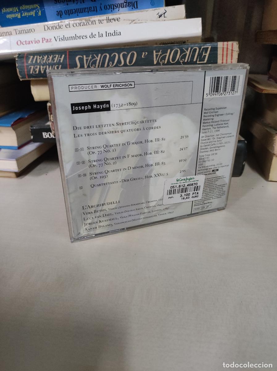 CDs de m&uacute;sica: Haydn, LArchibudelli &ndash; The Last Three String Quartets - Foto 2