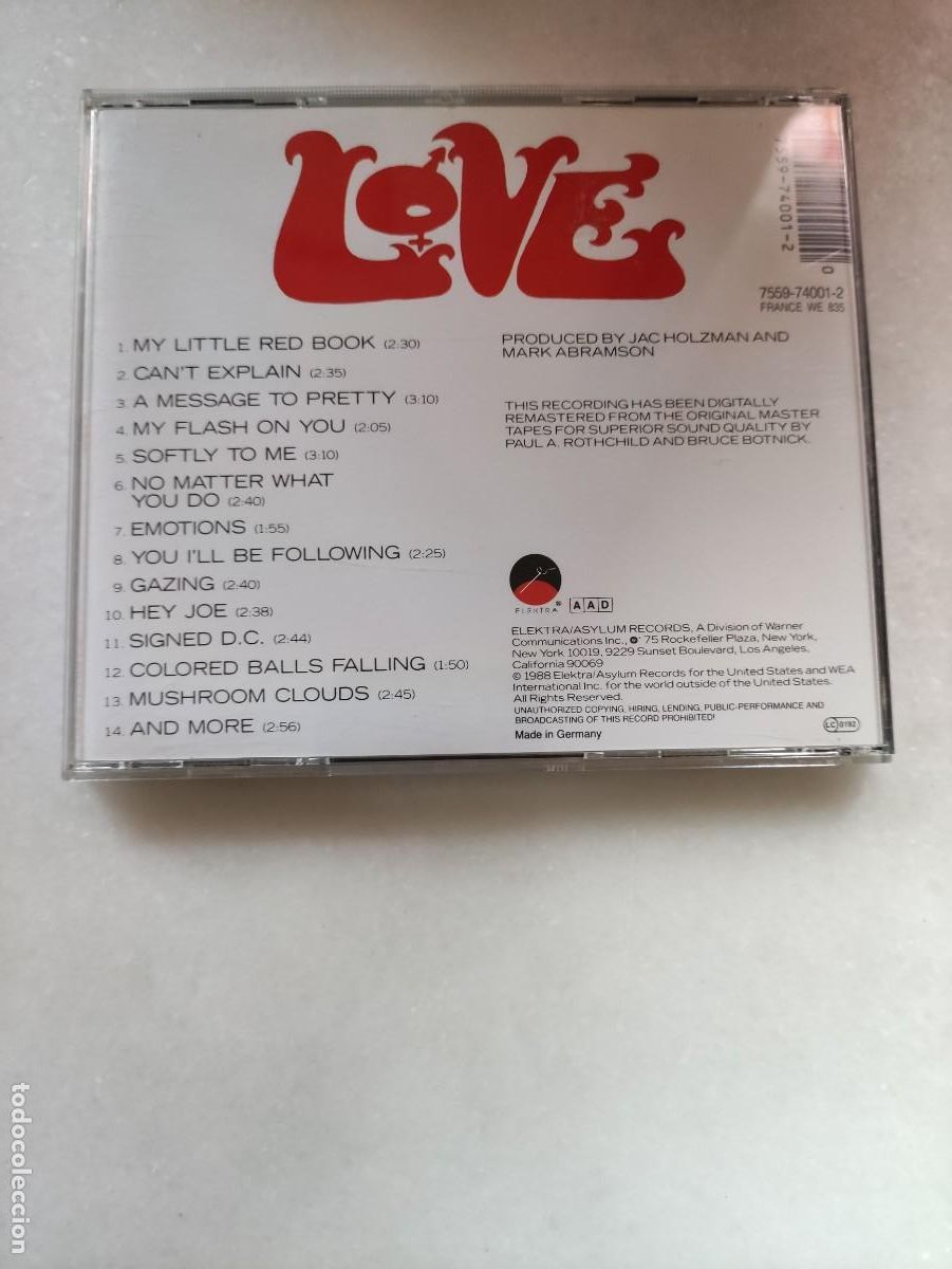 CDs de m&uacute;sica: LOVE. PRIMER ALBUM - Foto 2