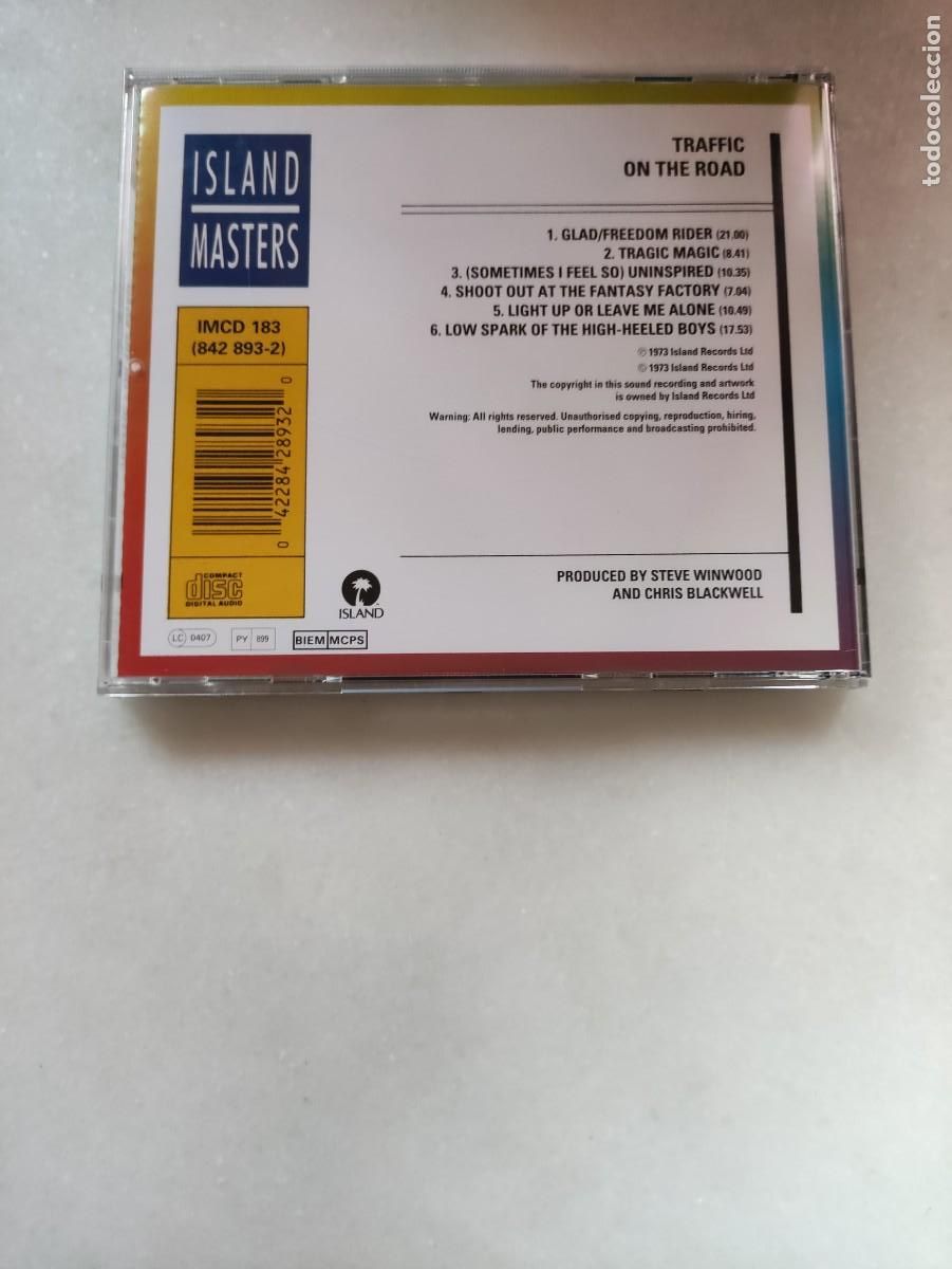 CDs de m&uacute;sica: TRAFFIC. ON THE ROAD. - Foto 2