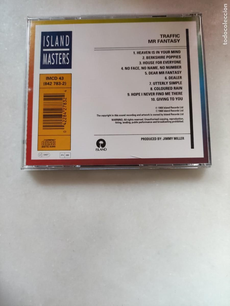 CDs de m&uacute;sica: TRAFFIC. MR. FANTASY - Foto 2