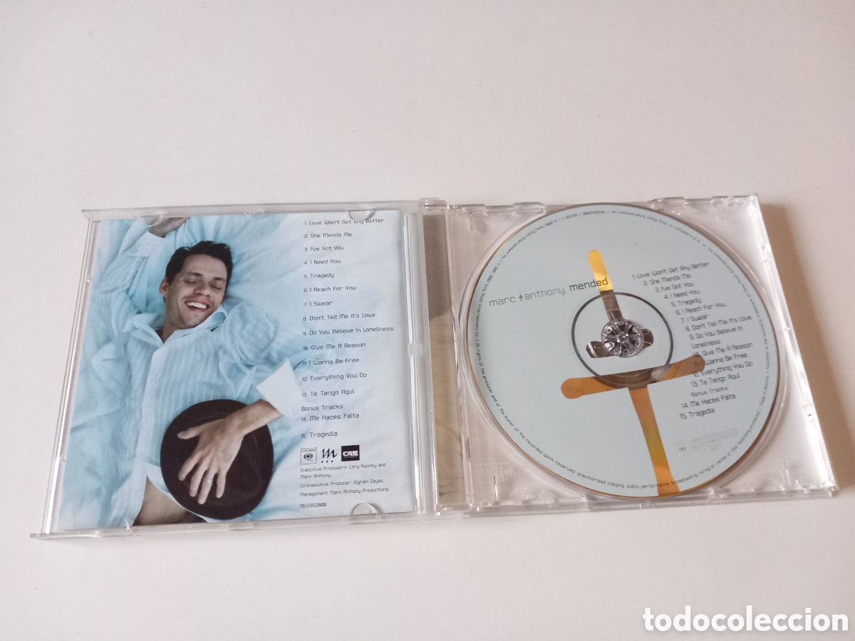 CDs de m&uacute;sica: Marc Anthony mended - Foto 3