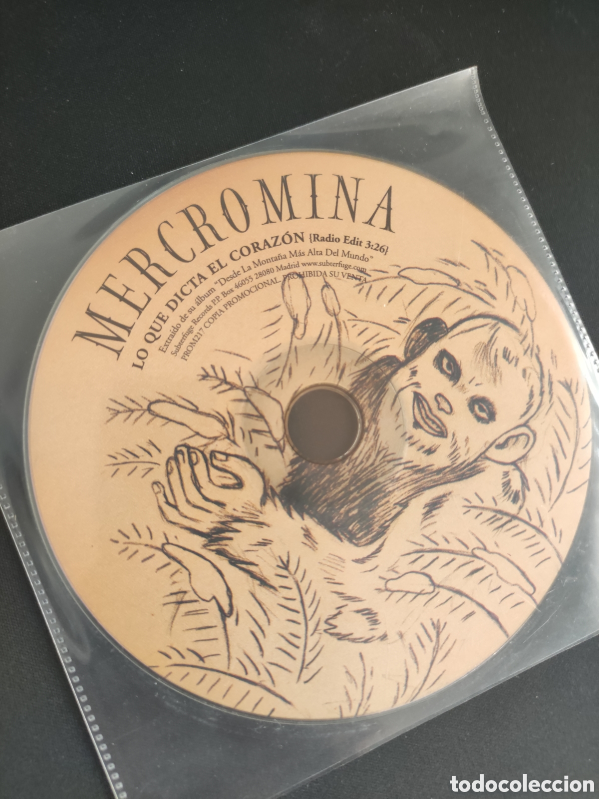 CDs de m&uacute;sica: Cd single Mercromina. Lo que dicta el coraz&oacute;n - Foto 1